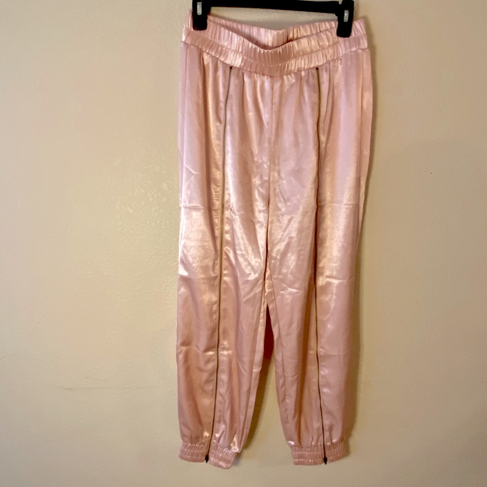 💗 Satin Pink Jogger Pants 💗